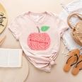 Kindergarten Apple Word Art For Teachers & Students Women's Heather T-Shirt Heather Peach Kindergarten Apple Word Art For Teachers & Students Women's Heather T-Shirt Heather Peach