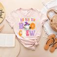 Kindergarten Boo Crew Spooky Kindergarten Halloween Teacher Women's Heather T-Shirt Heather Peach