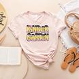 Kindergarten Pencil First Day Of School Teacher Toddler Kids Women's Heather T-Shirt Heather Peach