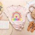 Kindergarten Rainbow Girls Boys Teacher Team Kinder Squad Women's Heather T-Shirt Heather Peach Kindergarten Rainbow Girls Boys Teacher Team Kinder Squad Women's Heather T-Shirt Heather Peach