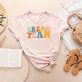 Last Day Of School Back To School Dream-Team Teacher Kids Women's Heather T-Shirt Heather Peach Last Day Of School Back To School Dream-Team Teacher Kids Women's Heather T-Shirt Heather Peach