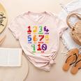 Learning Math Numbers Counting Back To School Teacher For Men Women Girls Kids Women's Heather T-Shirt Heather Peach Learning Math Numbers Counting Back To School Teacher For Men Women Girls Kids Women's Heather T-Shirt Heather Peach
