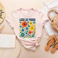 Leer Es Poder Cute Floral Boho Spanish Teacher Reading Women's Heather T-Shirt Heather Peach Leer Es Poder Cute Floral Boho Spanish Teacher Reading Women's Heather T-Shirt Heather Peach