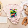Let The Games Begin Fourth Grade Field Day 2025 Teacher Kid Women's Heather T-Shirt Heather Peach