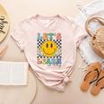 Let's Learn Today Smile Face Back To School For Teacher Kids Women's Heather T-Shirt Heather Peach Let's Learn Today Smile Face Back To School For Teacher Kids Women's Heather T-Shirt Heather Peach