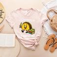 Let's Taco Bout Learning Back To School Teacher Kids Women's Heather T-Shirt Heather Peach