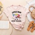 Little Miss Music Teacher Music Teacher Team Women's Heather T-Shirt Heather Peach