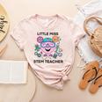 Little Miss Stem Teacher Women's Heather T-Shirt Heather Peach Little Miss Stem Teacher Women's Heather T-Shirt Heather Peach