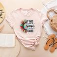 It Take Lots Of Sparkle To Be A Teacher With Sunflower Women's Heather T-Shirt Heather Peach It Take Lots Of Sparkle To Be A Teacher With Sunflower Women's Heather T-Shirt Heather Peach