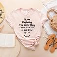 I Love Explaining The Same Thing Teacher Lie Party Women's Heather T-Shirt Heather Peach I Love Explaining The Same Thing Teacher Lie Party Women's Heather T-Shirt Heather Peach