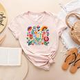 Maestra Flowers Spanish Teacher Cinco De Mayo Women's Heather T-Shirt Heather Peach Maestra Flowers Spanish Teacher Cinco De Mayo Women's Heather T-Shirt Heather Peach