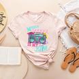 Middle School Is My Jam Cute Teacher Shirt 80's 90's Styl Women's Heather T-Shirt Heather Peach