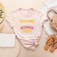 Middle School Science Teacher Halloween Costume For Men Women Women's Heather T-Shirt Heather Peach