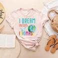Multilingual Teacher In Dos Idiomas Linguist Language Women's Heather T-Shirt Heather Peach