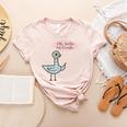 Oh Hello First Graders Cute Pigeon 1st Grade Teacher Women's Heather T-Shirt Heather Peach