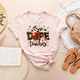 One Dope Teacher Women's Heather T-Shirt Heather Peach One Dope Teacher Women's Heather T-Shirt Heather Peach