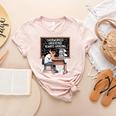 Overworked Underpaid Always Grading Teacher Women's Heather T-Shirt Heather Peach Overworked Underpaid Always Grading Teacher Women's Heather T-Shirt Heather Peach