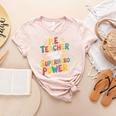 PE Gym School Coach PE Teacher What's Your Superhero Power Women's Heather T-Shirt Heather Peach PE Gym School Coach PE Teacher What's Your Superhero Power Women's Heather T-Shirt Heather Peach