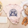 PE Teacher Living That PE Life Physical Education Teacher Women's Heather T-Shirt Heather Peach PE Teacher Living That PE Life Physical Education Teacher Women's Heather T-Shirt Heather Peach