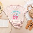 PE Teacher Unicorn I Make PE Magical Women's Heather T-Shirt Heather Peach