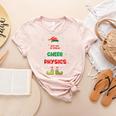Physics Teacher Christmas Elf Christmas Cheer Women's Heather T-Shirt Heather Peach Physics Teacher Christmas Elf Christmas Cheer Women's Heather T-Shirt Heather Peach