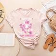 Pink Unicorn Spanish Teacher Regalos Para Bilingue Teacher Women's Heather T-Shirt Heather Peach