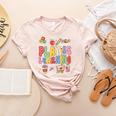 Play Is Learning Teacher First Day Of School Back To School Women's Heather T-Shirt Heather Peach Play Is Learning Teacher First Day Of School Back To School Women's Heather T-Shirt Heather Peach