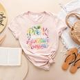 Pre-K Where The Adventure Begins Preschool Teachers Students Women's Heather T-Shirt Heather Peach Pre-K Where The Adventure Begins Preschool Teachers Students Women's Heather T-Shirt Heather Peach