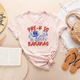 Pre-K Is Bananas Teacher Back To School Chaos Coordinator Women's Heather T-Shirt Heather Peach Pre-K Is Bananas Teacher Back To School Chaos Coordinator Women's Heather T-Shirt Heather Peach