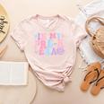 In My Pre K Era Groovy Back To School First Day Teacher Kids Women's Heather T-Shirt Heather Peach In My Pre K Era Groovy Back To School First Day Teacher Kids Women's Heather T-Shirt Heather Peach