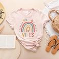 Pre K Vibes Back To School Student Teacher Women's Heather T-Shirt Heather Peach Pre K Vibes Back To School Student Teacher Women's Heather T-Shirt Heather Peach