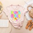 Preppy Fourth Grade Back To School 4th Grade Teacher Girls Women's Heather T-Shirt Heather Peach