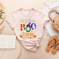 Preschool Boo Crew Teacher Student Halloween Costume Men Women Kids Women's Heather T-Shirt Heather Peach