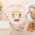 Preschool Is My Jam Teacher Shirt Women's Heather T-Shirt Heather Peach Preschool Is My Jam Teacher Shirt Women's Heather T-Shirt Heather Peach