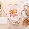 Pudiste Puedes Podras Maestra Spanish Teacher Women's Heather T-Shirt Heather Peach Pudiste Puedes Podras Maestra Spanish Teacher Women's Heather T-Shirt Heather Peach