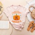 Pumpkin Pie Pi Math Teacher Shirt Halloween Men Adult Women's Heather T-Shirt Heather Peach
