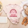 Rainbow Homeschool Mom Teacher I Go To School In My Pajamas Women's Heather T-Shirt Heather Peach Rainbow Homeschool Mom Teacher I Go To School In My Pajamas Women's Heather T-Shirt Heather Peach