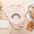 Rainbow Math Equation Teacher Nerd Retro LGBT Gay Pride Flag Women's Heather T-Shirt Heather Peach Rainbow Math Equation Teacher Nerd Retro LGBT Gay Pride Flag Women's Heather T-Shirt Heather Peach