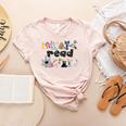 Read Children's Books Teacher Women's Heather T-Shirt Heather Peach Read Children's Books Teacher Women's Heather T-Shirt Heather Peach