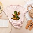 Reading Dragon Shirt For Bookish Teacher Librarian Bookworm Women's Heather T-Shirt Heather Peach Reading Dragon Shirt For Bookish Teacher Librarian Bookworm Women's Heather T-Shirt Heather Peach