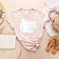 Red For Ed Teacher Support Public Education For Men Women Kids Women's Heather T-Shirt Heather Peach