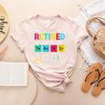 Retired Science Teacher Periodic Table Teacher Life Women's Heather T-Shirt Heather Peach