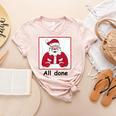 Retro All Done Christmas Special Ed Teacher Team Santa Women Women's Heather T-Shirt Heather Peach Retro All Done Christmas Special Ed Teacher Team Santa Women Women's Heather T-Shirt Heather Peach