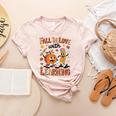 Retro Fall In Love With Learning Autumn Pumpkin Teacher Kids Women's Heather T-Shirt Heather Peach Retro Fall In Love With Learning Autumn Pumpkin Teacher Kids Women's Heather T-Shirt Heather Peach
