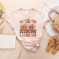 Retro Fall In Love With Learning Autumn Pumpkin Teacher Women's Heather T-Shirt Heather Peach Retro Fall In Love With Learning Autumn Pumpkin Teacher Women's Heather T-Shirt Heather Peach