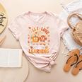 Retro Fall In Love With Learning Pumpkin Leaf Teacher Autumn Women's Heather T-Shirt Heather Peach Retro Fall In Love With Learning Pumpkin Leaf Teacher Autumn Women's Heather T-Shirt Heather Peach