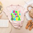 Retro Groovy In My Glowing Teacher Era Happy Teacher's Day Women's Heather T-Shirt Heather Peach Retro Groovy In My Glowing Teacher Era Happy Teacher's Day Women's Heather T-Shirt Heather Peach