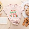 Retro Sleighing Math Problems Santa Math Teacher Christmas Women's Heather T-Shirt Heather Peach Retro Sleighing Math Problems Santa Math Teacher Christmas Women's Heather T-Shirt Heather Peach
