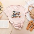 Retro Sunset Fifth Grade Teacher & Student Back To School Women's Heather T-Shirt Heather Peach Retro Sunset Fifth Grade Teacher & Student Back To School Women's Heather T-Shirt Heather Peach