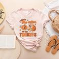 Retro I Teach The Cutest Turkey Thanksgiving Pumpkin Teacher Women's Heather T-Shirt Heather Peach Retro I Teach The Cutest Turkey Thanksgiving Pumpkin Teacher Women's Heather T-Shirt Heather Peach